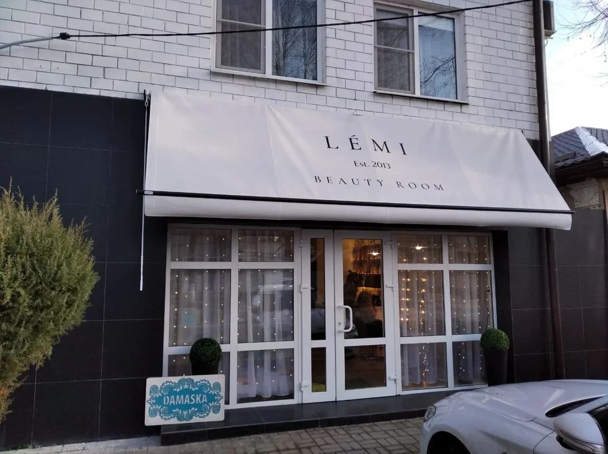 Маркиза для салона красоты LÉMI в Краснодаре